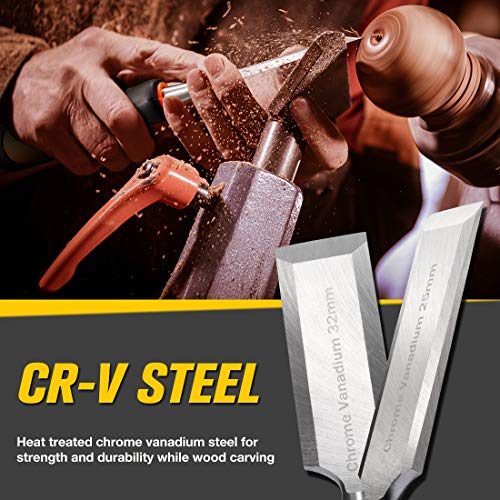 Premium 10 Piece Wood Chisel Set