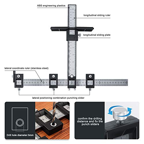 Adjustable Cabinet Hardware Jig for Installation
