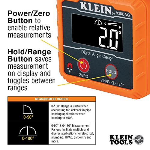 Klein Tools Digital Angle Gauge - 935DAG