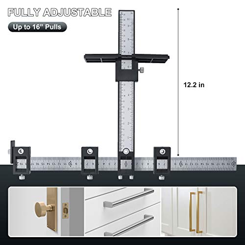 Adjustable Cabinet Hardware Jig for Installation