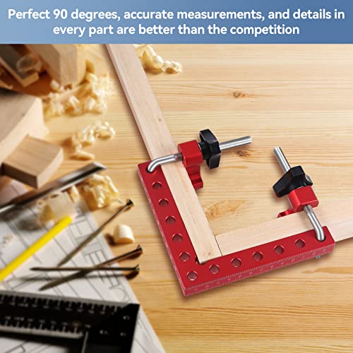 90-Degree Woodworking Corner Clamps (4 Pack)