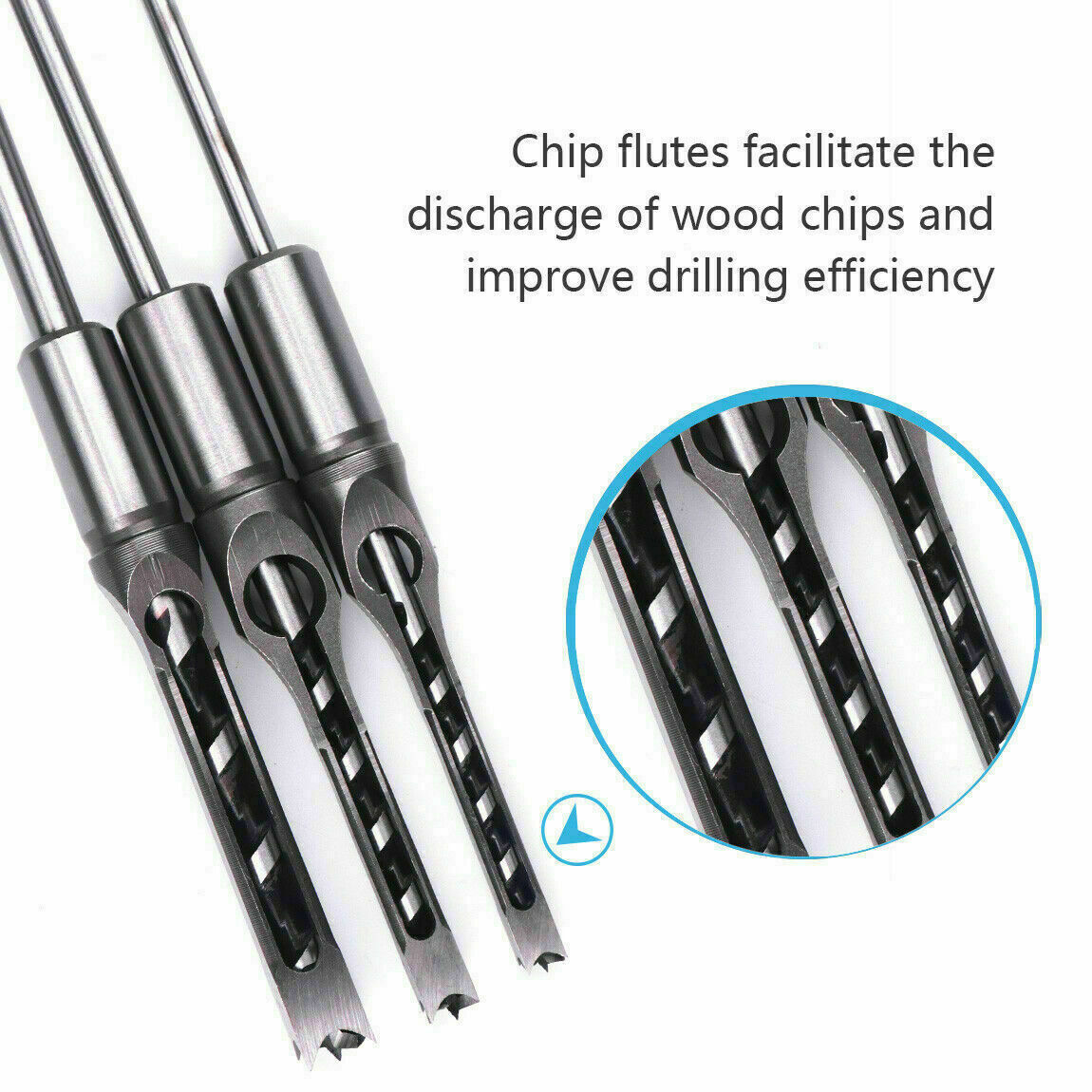 Traditional Woodworking Square Hole Chisel Set