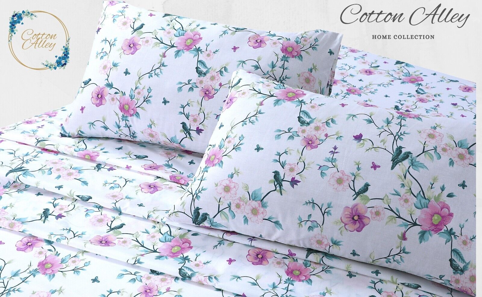 Soft Cotton Percale Sheets - 300 Thread Count