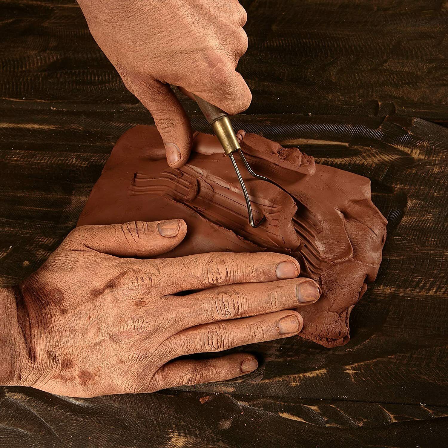 5 lbs Terra Cotta Earthenware Clay Cone 06