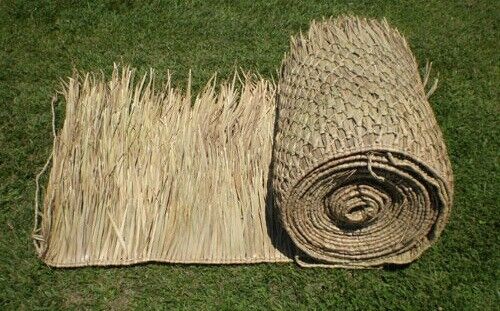 33" X 60FT Mexican Thatch Tiki PALM GRASS ROOF ROLL BEST ON MARKET FAST SHIPPING