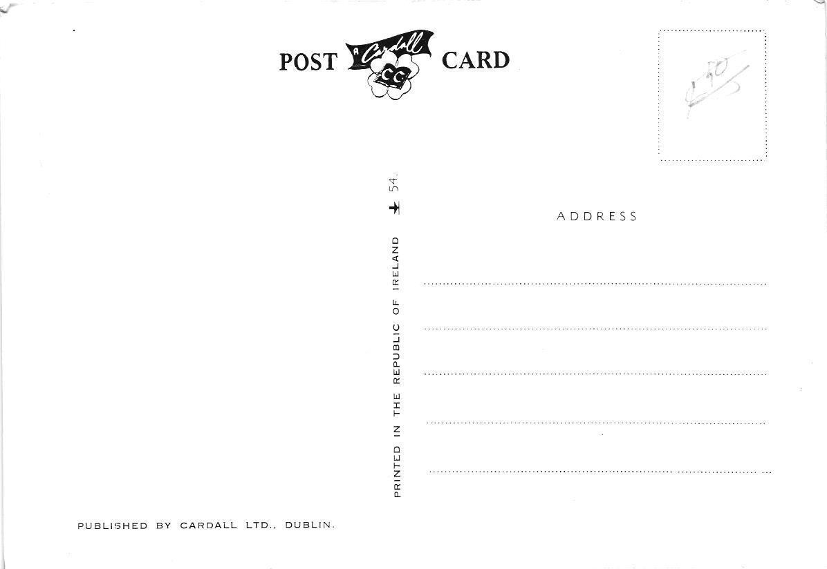 Traditional Irish Thatched Homestead Postcard