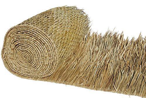 Mexican Straw Roof Thatch Palm Thatch Rolls 35" H x 10'L Duck Blind Grass Tiki