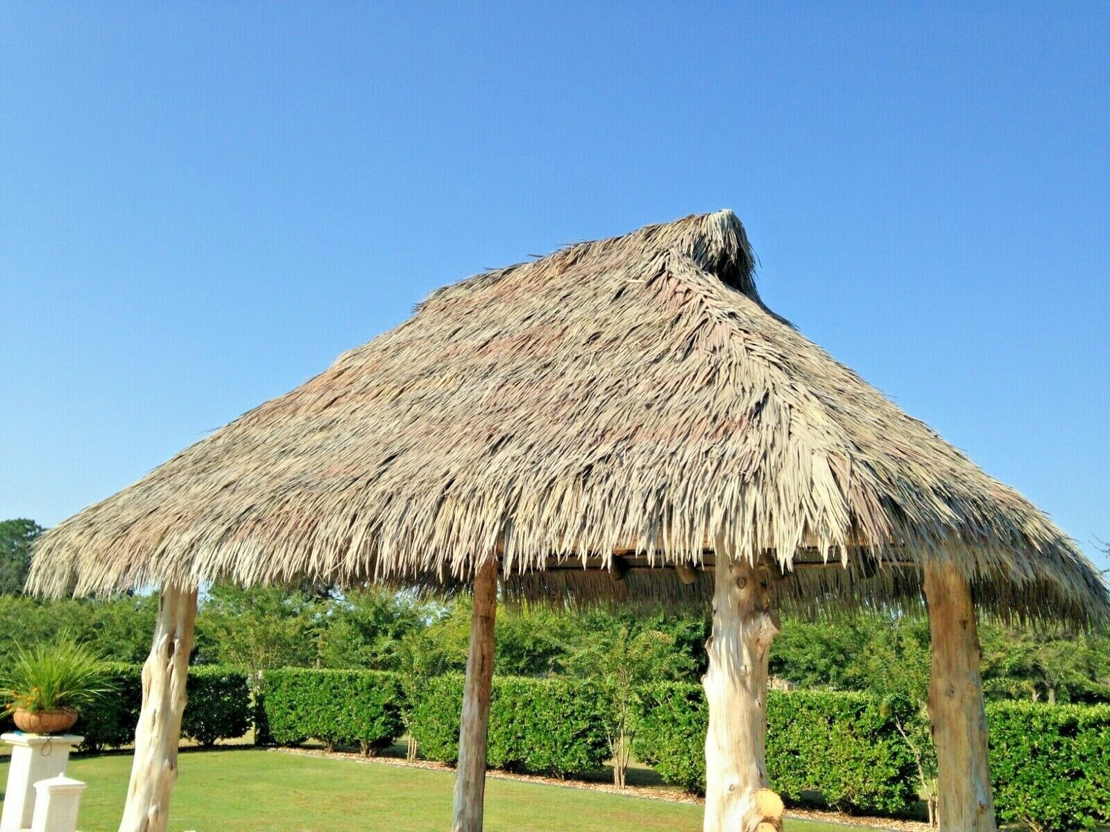 Synthetic 20 yr Viva Fire Rated Palm Thatch - Mexican Palm Thatch Replace Bundle