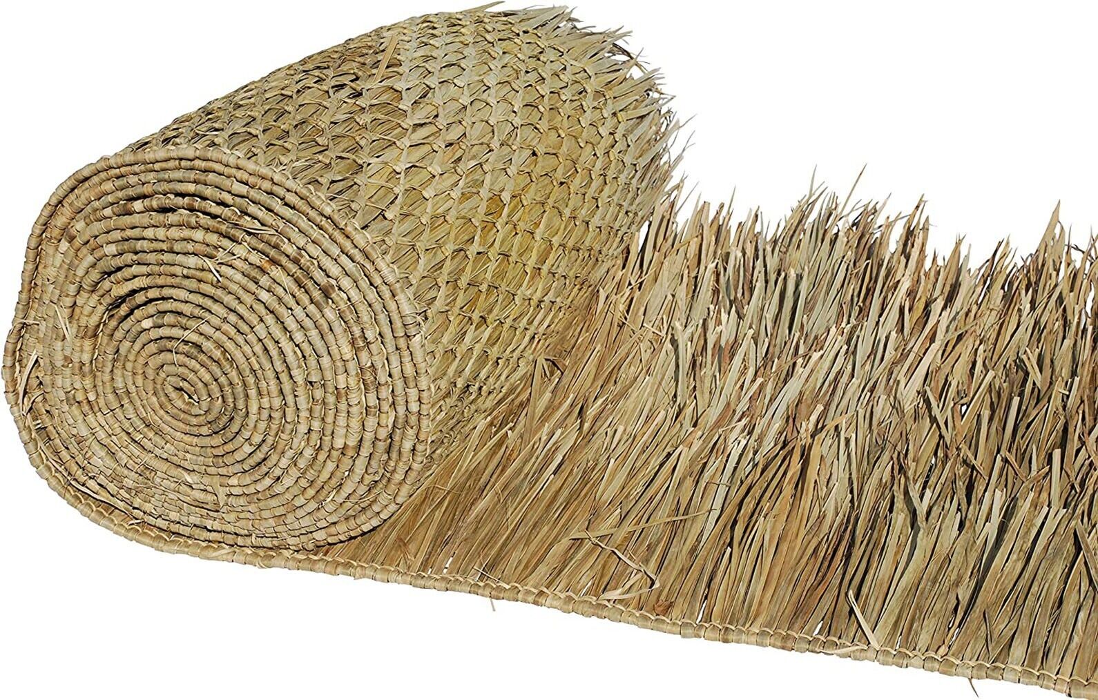 Mexican Straw Roof Thatch Palm Rolls Duck Blind Grass Tiki Bar Huts Boat Roofing