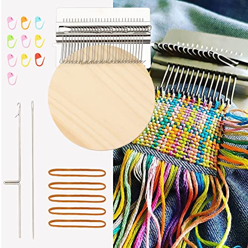 Wooden Darning Loom for DIY Mending & Weaving
