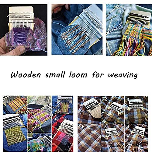 Wooden Darning Loom for DIY Mending & Weaving