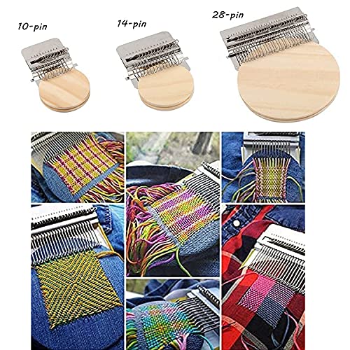 Wooden Darning Loom for DIY Mending & Weaving