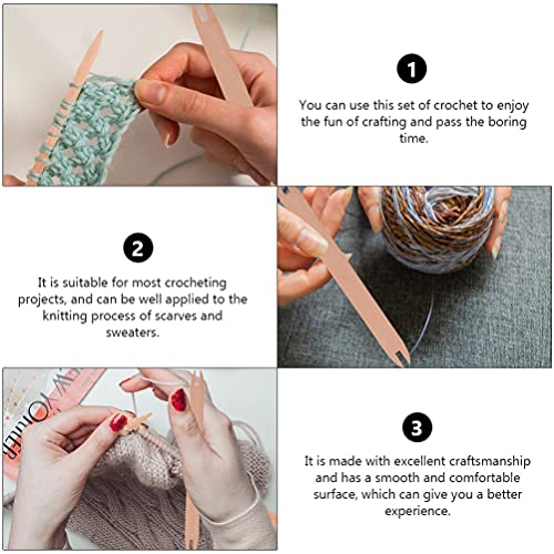 Wooden Weaving Shuttle Set for Knitting Crafts