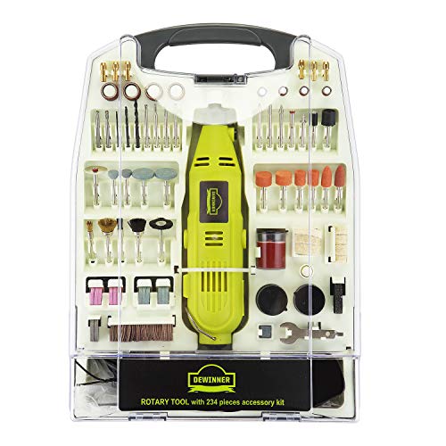 Multi-Functional Rotary Tool Kit with 233 Accessories