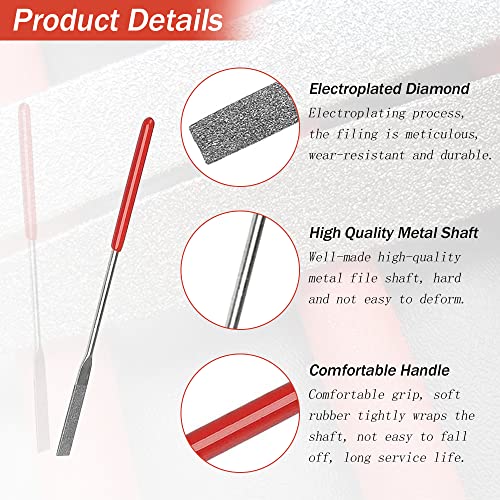 20-Piece Diamond Needle File Set for Crafts