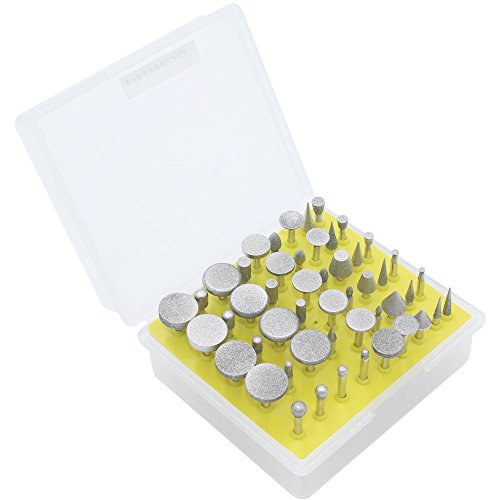 50-Piece Diamond Rotary Tool Set for Engraving & Carving