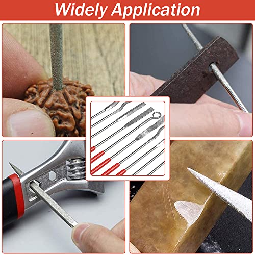 20-Piece Diamond Needle File Set for Crafts