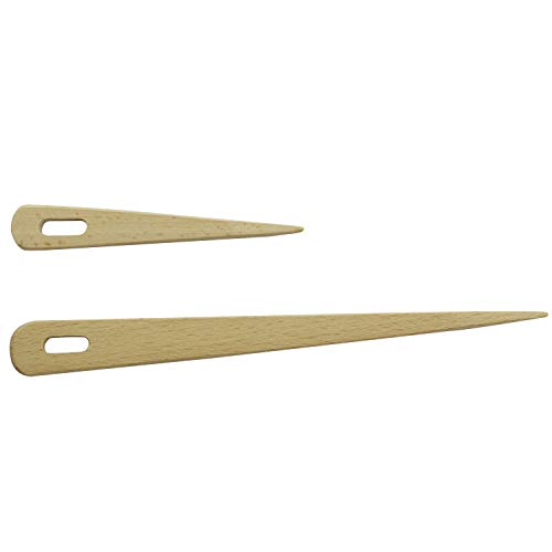 5pc Wooden Weaving Needles for DIY Tapestry Crafts