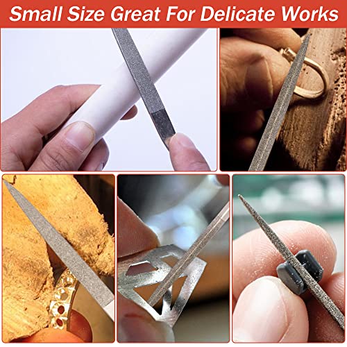 20-Piece Diamond Needle File Set for Crafts