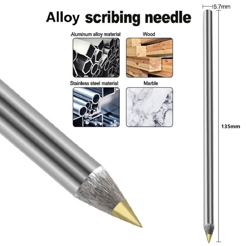 Versatile Alloy Scribe Pen for Metalworking and Woodworking