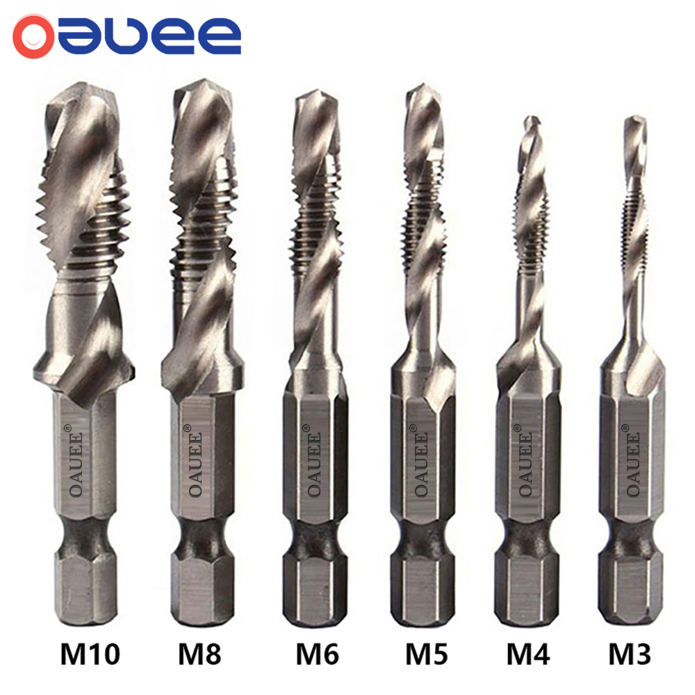 Titanium Plated HSS Tap Drill Bit Set
