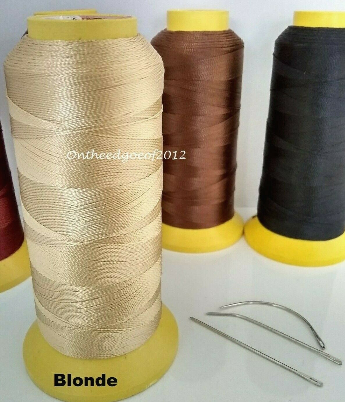 Jumbo Weaving Thread and Needles for Hair Extensions