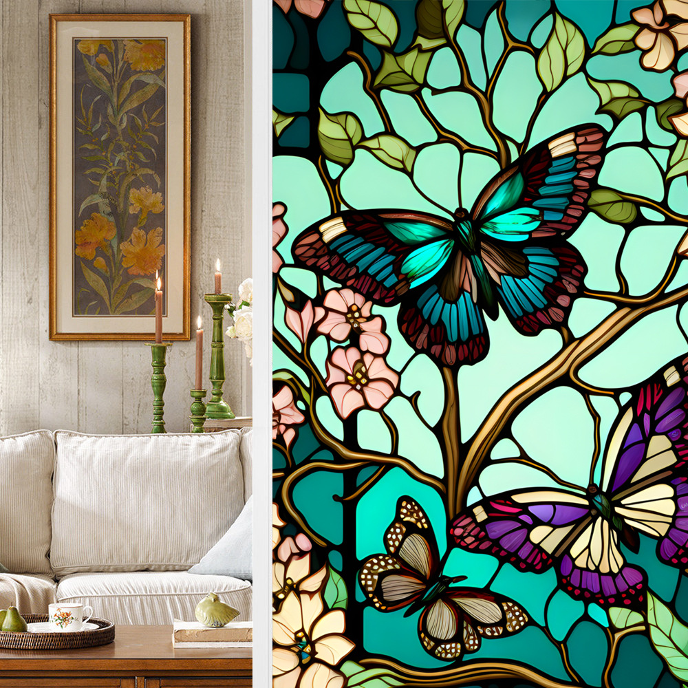 Retro Mastercrafts Window Stickers with Colorful Bird Design