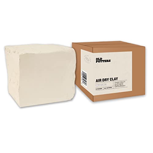 Premium Natural Clay for Mastercrafts, 10 lbs White