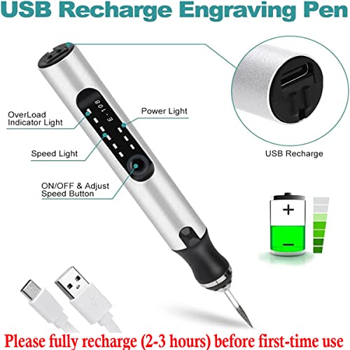 USB Rechargeable Engraving Pen for DIY Mastercrafts