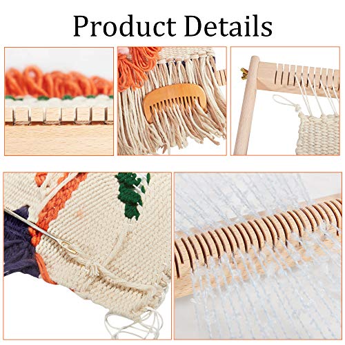 Large Wooden Weaving Loom for All Skill Levels