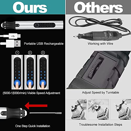 USB Rechargeable Engraving Pen for DIY Mastercrafts