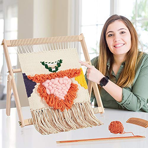 Large Wooden Weaving Loom for All Skill Levels