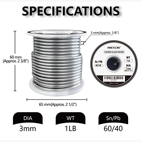 Stained Glass Solder - 1 lb Spool