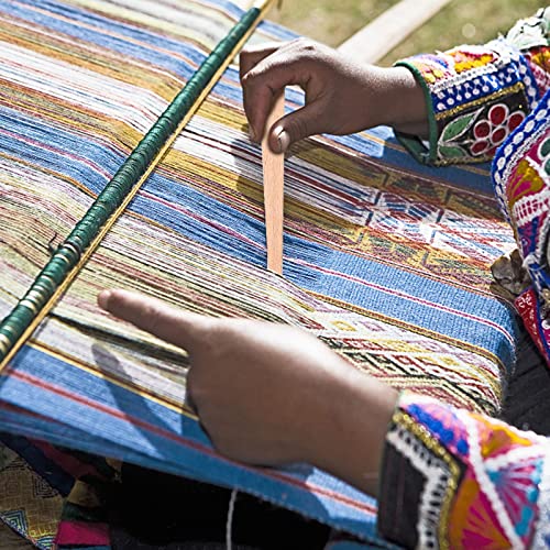 12-Piece Traditional Wooden Loom Set for Crafting