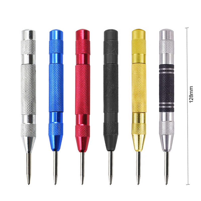 Adjustable Spring Loaded Automatic Punch for Metal Wood Glass