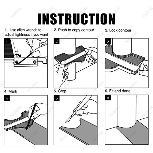 Mastercrafts Contour Gauge Duplicator - 10 inch