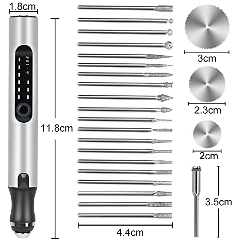 USB Rechargeable Engraving Pen for DIY Mastercrafts