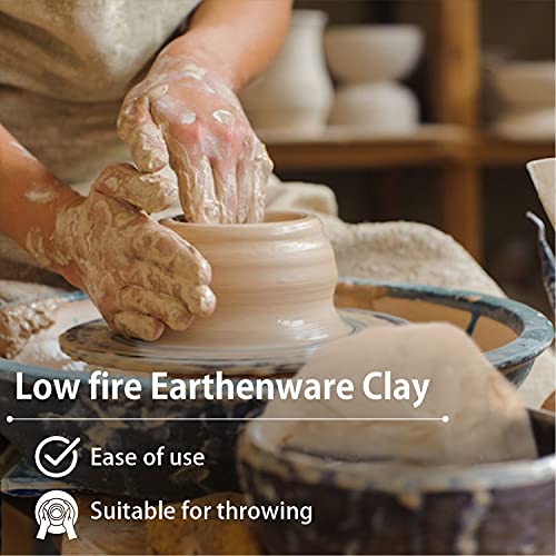 Low Fire White Pottery Clay - 10lbs