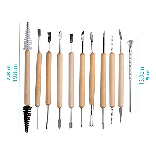 Essential 19-Piece Clay Sculpting Tool Set