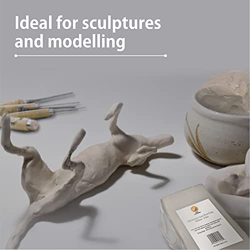 Low Fire White Pottery Clay - 10lbs