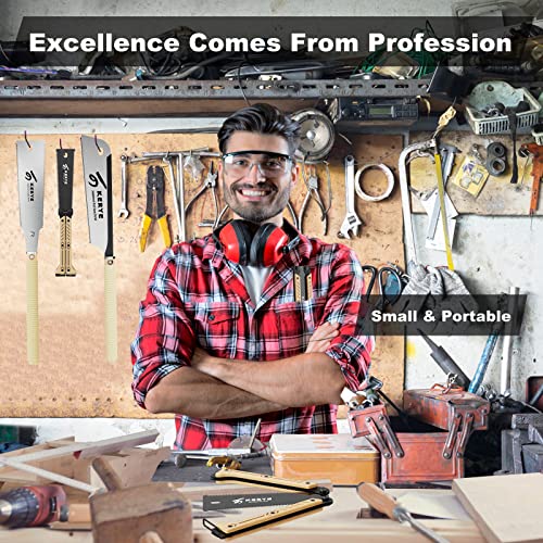 Mini Folding Woodworking Hand Saw, Double Edged