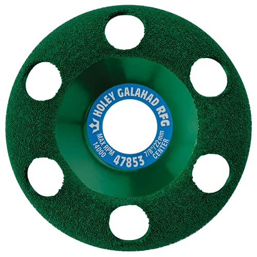 Round Fine Green Holey Galahad Disc for Woodworking