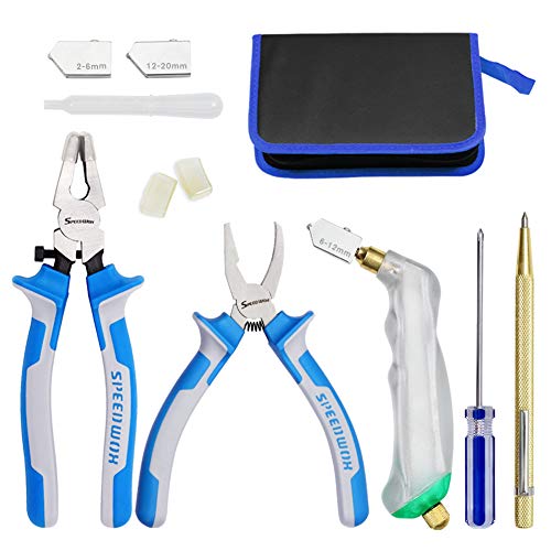 Glass Cutting Tools Kit with Pliers and Cutters