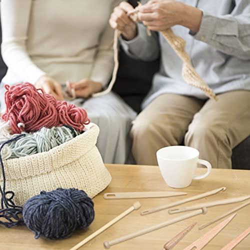 Traditional Wooden Weaving Loom Set - 17 Pieces