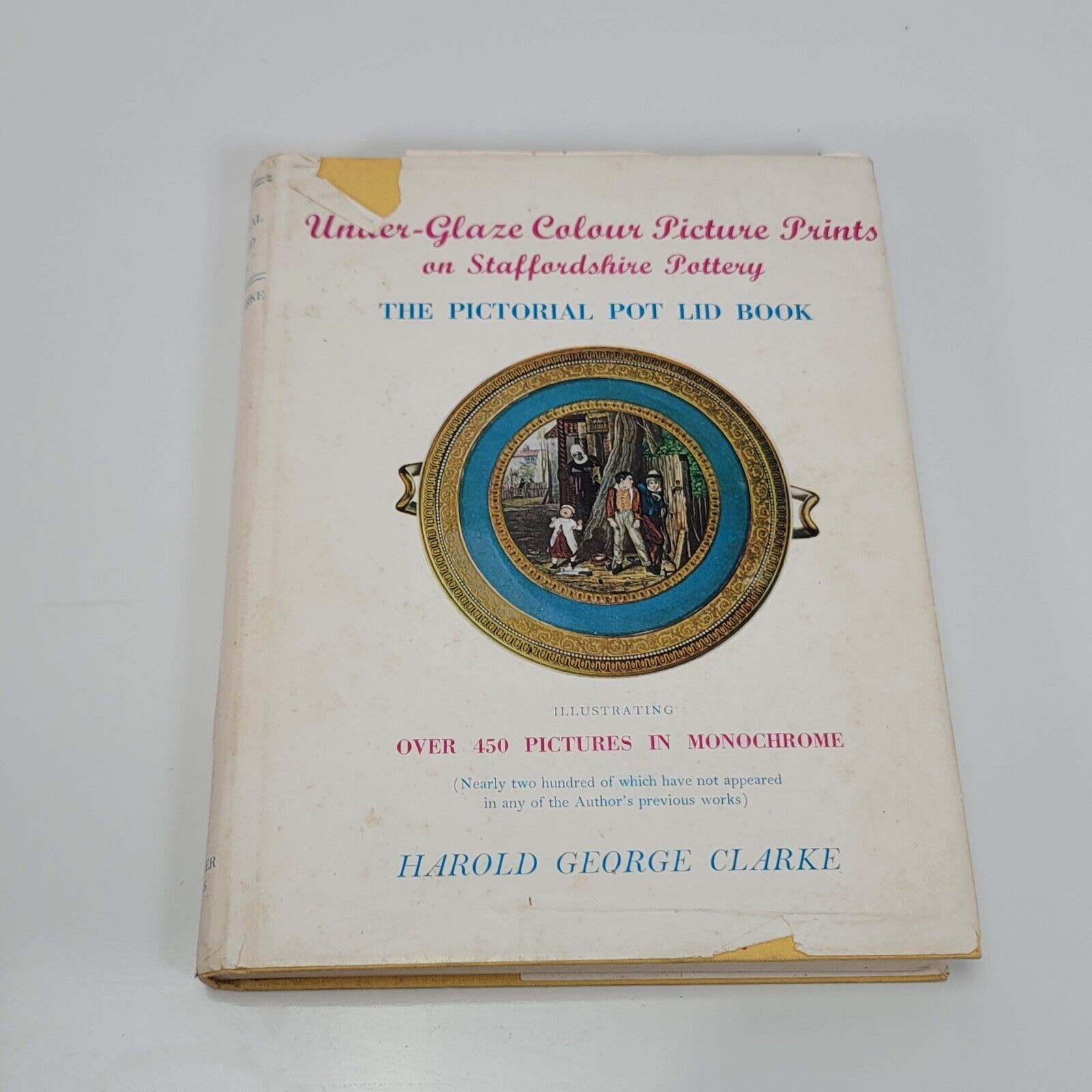 Staffordshire Pot Lid Book with Color Prints