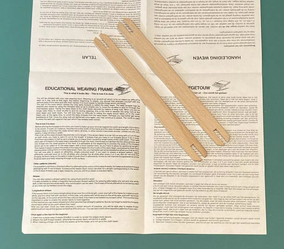 Schul Wooden Weavers Loom - 20 cm Width