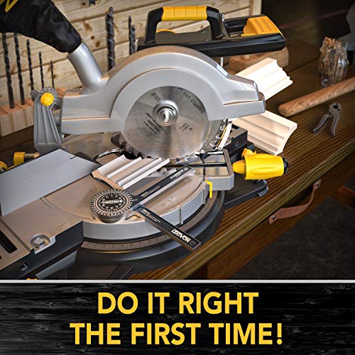 Rust-Proof Aluminum Miter Saw Protractor (7")
