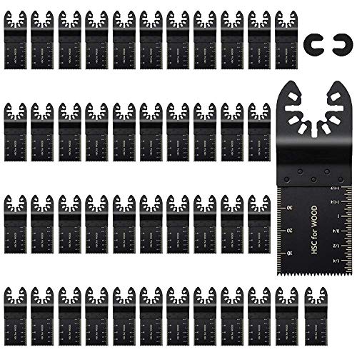 Traditional Woodworking Multitool Blades - 40 Pieces