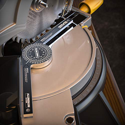 Rust-Proof Aluminum Miter Saw Protractor (7")