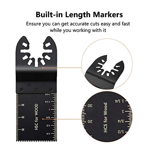 Traditional Woodworking Multitool Blades - 40 Pieces